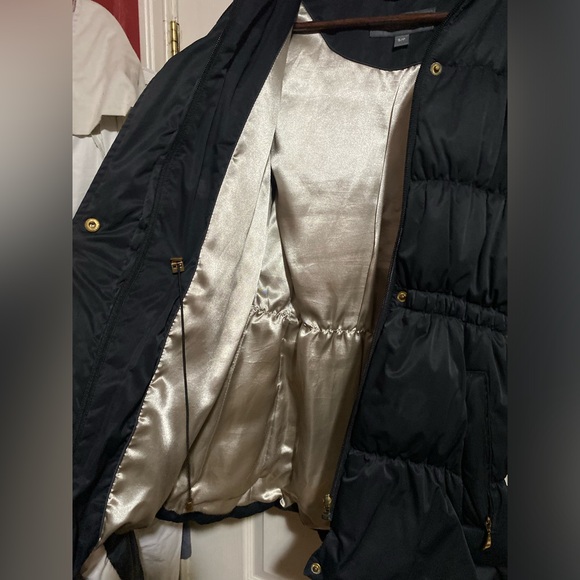 Liz Claiborne Puffer Long Coat | Small | Black | Good Condition - Picture 5 of 8
